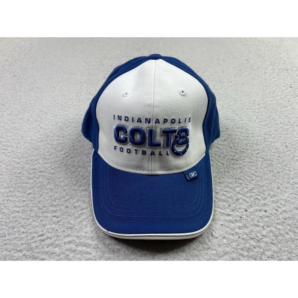 Indianapolis Colts‎ Hat Cap Strap Back Mens One Size Blue NFL Football Reebok